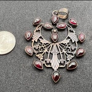 Vintage Garnet Pendant